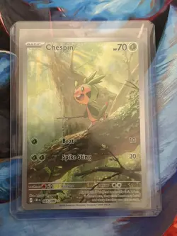 Chespin 087/086 - Illustration Rare Chaos Rising - Pokemon TCG English NM+ - Image 1