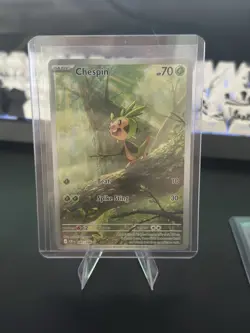 Chespin 087/086 - Illustration Rare - Chaos Rising - Pokemon TCG NM Condition - Image 1