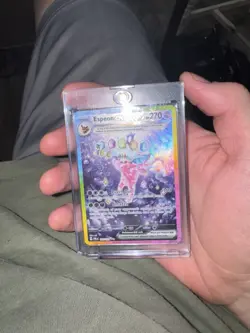 Espeon EX 155/131 Prismatic Evolutions Holo Card English, Near Mint Condition - Image 1
