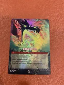✨Dragon Fire - Disney Lorcana Promo Cards (DLPC) 1/C1 - Image 1