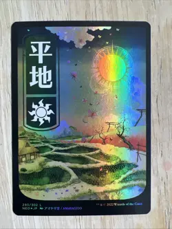 2x Neon Dynasty Full Art Land MTG Cards - Mountain & Plains MP - Image 4