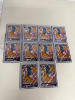 Pokemon Champions Path Charizard V SWSH050 Promo Full Art Card In Hand (10 Lot) - Image 1