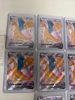 Pokemon Champions Path Charizard V SWSH050 Promo Full Art Card In Hand (10 Lot) - Image 2