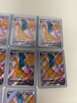 Pokemon Champions Path Charizard V SWSH050 Promo Full Art Card In Hand (10 Lot) - Image 3