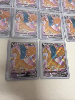 Pokemon Champions Path Charizard V SWSH050 Promo Full Art Card In Hand (10 Lot) - Image 4