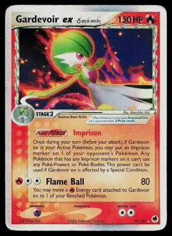 Pokemon Card Dragon Frontiers Gardevoir ex 93/101 Holo EX Rare - Image 1