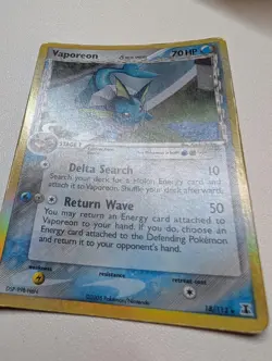 Pokemon Card Delta Species Vaporeon 18/113 Holo Rare - Image 3