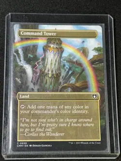 Command Tower Borderless MTG Commander Masters Unplayed NM Card # CMM 659 - Image 3