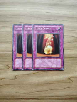 Yu-Gi-Oh! - Lucky Chance 3X - Full Playset Of Cards - Image 1