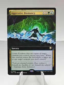 MTG Aggressive Biomancy (Extended Art) #69 - Commander: Modern Horizons 3 - Image 1