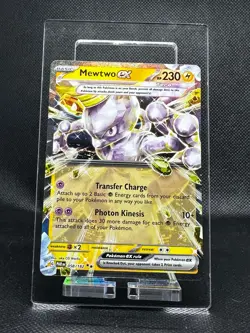 2023 Scarlet & Violet Series - Paradox Rift Mewtwo ex #58 Light Play Holo - Image 1