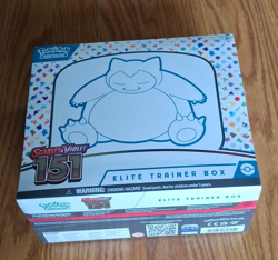 Pokemon TCG Scarlet & Violet 151 Elite Trainer Box Snorlax English 2023 - Image 1