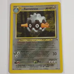 Pokemon TCG Forretress 2/75 Neo Discovery (2001) Holo Rare Half Swirl - Image 1