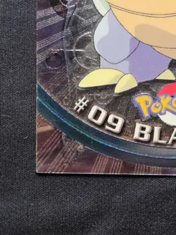 Pokemon Topps Chrome Blastoise #9 Holo 2000 LP - Image 3