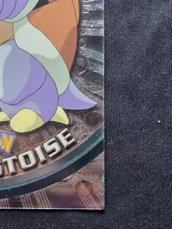 Pokemon Topps Chrome Blastoise #9 Holo 2000 LP - Image 4