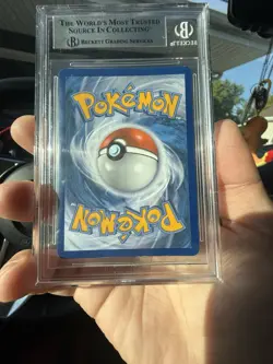 Pokemon BGS 8.5 2015 XY Ancient Origins M Rayquaza EX 98/98 Full Art Holo - Image 2