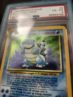 1999 Pokemon Game Blastoise Holo #2 2/102 PSA 4 VG - EX Base Set Canadian Seller - Image 4