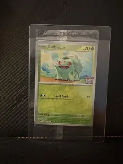 Pokemon Bulbasaur (Best Buy Exclusive) 001/165 PROMO REVERSE HOLO (SEALED) - Image 1