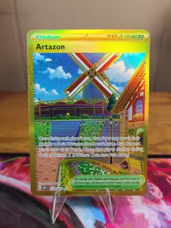 Artazon 229/197 SV03 Obsidian Flames Gold Ultra Rare Full Art Pokemon TCG NM - Image 1