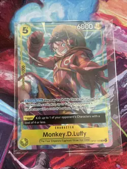 Monkey.D.Luffy OP07-109 Sealed NM Illustration Box Alt Art One Piece English - Image 1