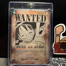 Monkey D Luffy Op13 118 Wanted One Piece Card Game English - Image 1
