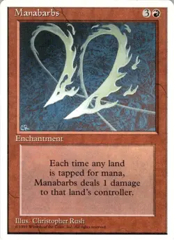 1995 Fourth Edition Manabarbs - NM - Image 1