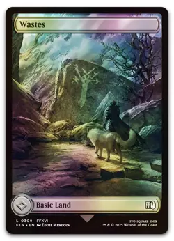 Wastes #309 (Foil) (NM) Final Fantasy FIN Magic MTG - Image 1