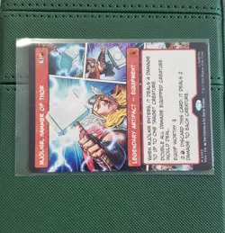 Mjolnir, Hammer of Thor 0303 (Borderless) Mythic MTG Marvel Super Heroes - Image 3