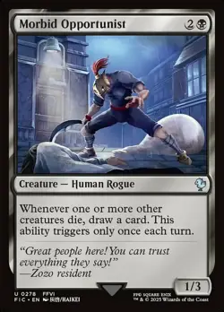 Morbid Opportunist x1 - Commander: FINAL FANTASY - NM-Mint, English - Commander: - Image 1