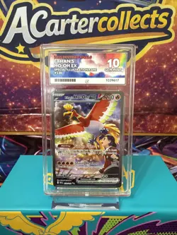 Pokemon TCG Ethan's Ho-Oh EX Sir 230/182 Destined Rivals Ace 10 - Image 1