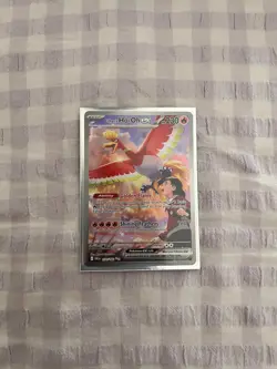 Ethan's Ho-Oh EX 230/182 Destined Rivals SIR Pokemon TCG - Image 1