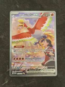 Pokemon TCG Ethan's Ho-Oh EX Sir Destined Rivals 230/182 - Image 1