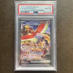 Pokemon TCG Ethan's Ho-Oh EX 230/182 Destined Rivals SIR PSA 10 - Image 1