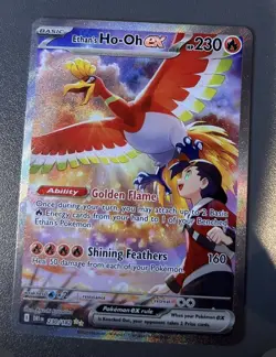 Pokemon TCG Ethan's Ho-Oh EX Sir Destined Rivals 230/182 - Image 2