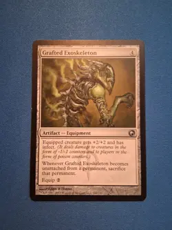 Grafted Exoskeleton Scars of Mirrodin LP Magic MTG - Image 1