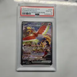 Pokemon TCG Ethan's Ho-Oh EX 230/182 Destined Rivals SIR PSA 10 - Image 1