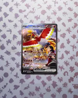 Pokemon TCG Ethan's Ho-Oh EX Sir Destined Rivals 230/182 Mint Condition card - Image 1