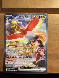 Pokemon TCG Ethan's Ho-Oh EX Sir Destined Rivals 230/182 - Image 1