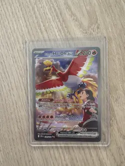 Pokemon TCG Ethan's Ho-Oh EX Sir Destined Rivals 230/182 Mint Condition card - Image 1