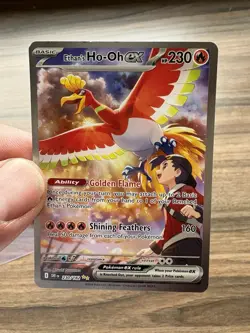 Pokemon TCG Ethan's Ho-Oh EX Sir Destined Rivals 230/182 - Image 1