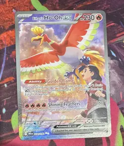 Pokemon TCG | Ethan's Ho-Oh EX | SIR | Destined Rivals | 230/182 | - Image 1