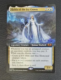Hylda of the Icy Crown M Extended Art Regular #363 | WOE Wilds of Eldraine | MTG - Image 1