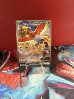 Pokemon TCG Ethan's Ho-Oh EX Sir Destined Rivals 230/182 - Image 1