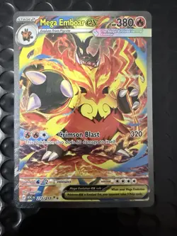 Mega Emboar ex 273/217 ME Ascended Heroes Special Illustration Rare Pokemon Card - Image 1