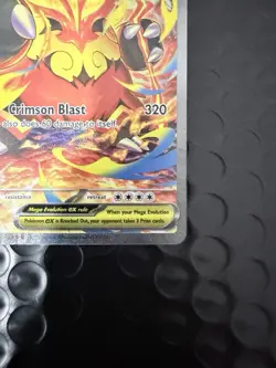Mega Emboar ex 273/217 ME Ascended Heroes Special Illustration Rare Pokemon Card - Image 3