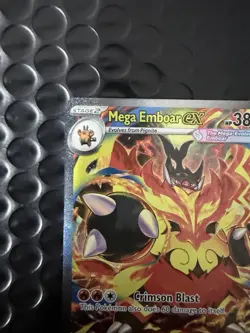 Mega Emboar ex 273/217 ME Ascended Heroes Special Illustration Rare Pokemon Card - Image 5