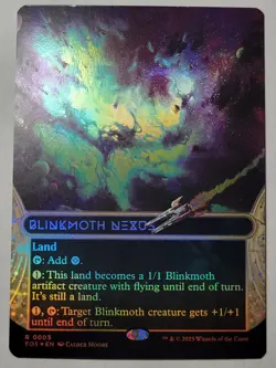 Blinkmoth Nexus -Showcase Foil- Edge of Stellar Eternities EOS 3 Land L R mtg NM - Image 1