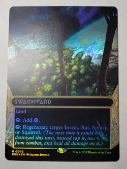 Swarmyard -Showcase Foil- Edge of Stellar Eternities EOS 42 Land R mtg NM/M - Image 1