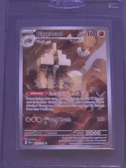 Pokemon TCG Garganacl 202/182 SV04 Paradox Rift Holo Illustration Rare Stage 2 - Image 2