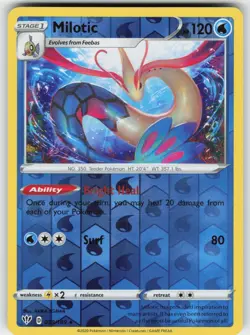 Milotic 039/189 Holo Rare Darkness Ablaze Pokemon Reverse Holo Near Mint - Image 1